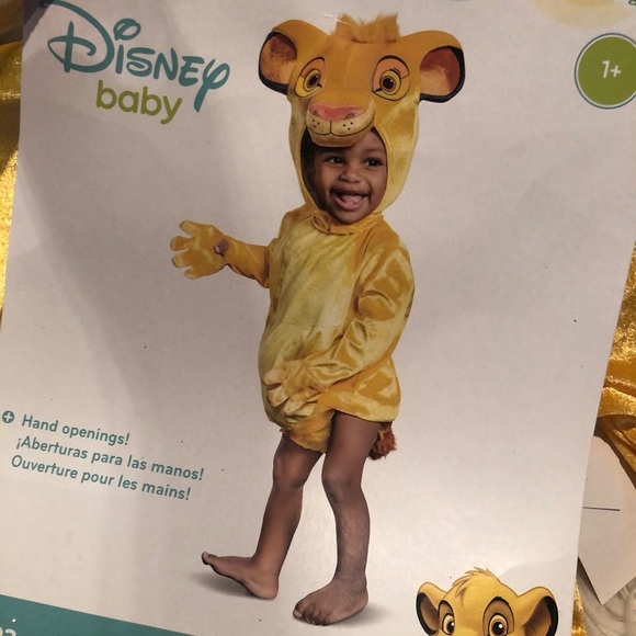 Disney Costumes Disneys Baby Simba Costume J Poshmark